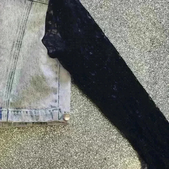 COPY - Y2K CROP ACID WASH JEAN JACKET - Picture 9 of 9